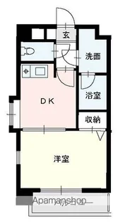 ヒルクレスト【3階】の間取り