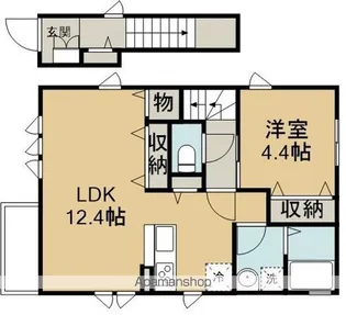 コンフォールⅡ【2階】の間取り