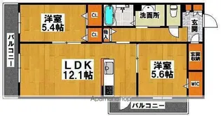 ファイブヒルズ欅 壱番館・弐番館【1階】の間取り