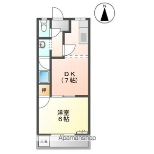 レジデンス大島【1階】の間取り