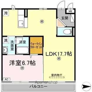 ホワイトローズ【3階】の間取り
