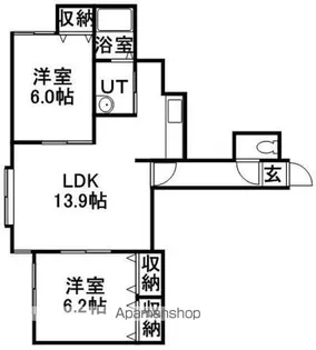 アンフィニ【3階】の間取り