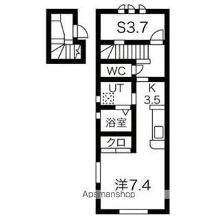 エスト スリーズ【2階】の間取り