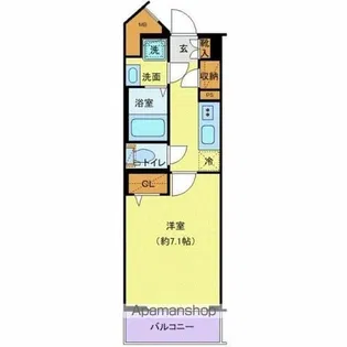 クレヴィスタ大塚【1階】の間取り