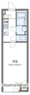 レオネクスト広田【1階】の間取り