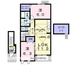 ネオ ステージ【2階】の間取り