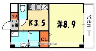 オーヴェスト・ヴィラ【1階】の間取り