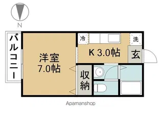 ロイヤルハイツ【203号室号室】の間取り