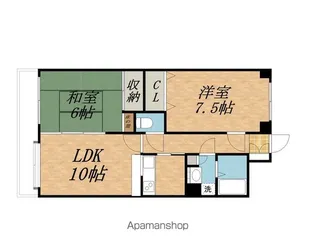 ライトコート青山【306号室】の間取り
