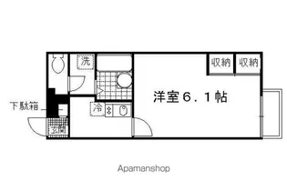 石田マンション【106号室】の間取り