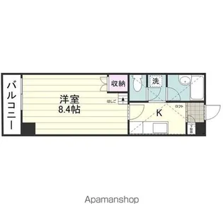 ヒルサイドフラッツ【105号室】の間取り