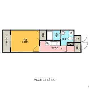 セントレイクセレブ代官町【4階】の間取り