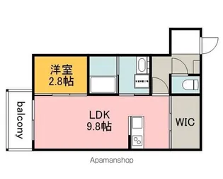 COCOAS廿日市駅前【2階】の間取り