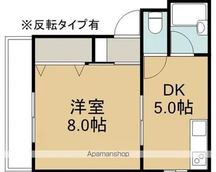 ヒーローマンションCOCOMO【102号室】の間取り