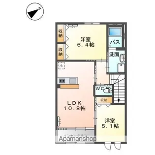 グリーンコートⅢ【2階】の間取り