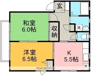アクエリアス【1階】の間取り