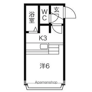 Fラッキー23【1階】の間取り