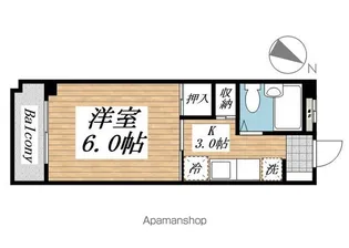 プレアール南小倉【5階】の間取り