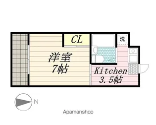 リジェール大久保Ⅲ【3階】の間取り
