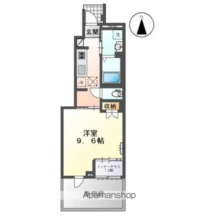 М’S LUNA Ⅱ(エムズ ルナⅡ)【1階】の間取り