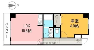 ハイツミルキーウェイ【1階】の間取り