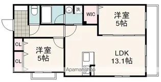 DEAR COURT【302号室】の間取り