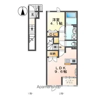 クオレ【2階】の間取り