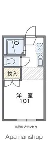 レオパレスシャルム【1階】の間取り