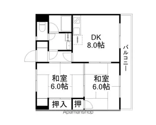 カルフールⅣ【301号室】の間取り