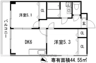 ラ・プランタン大藤【4階】の間取り