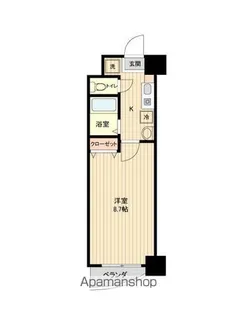 LA DOUCEUR宮町【7階】の間取り