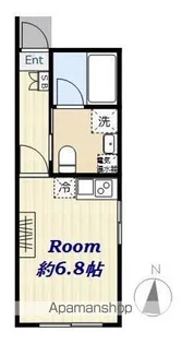 プレミアムヒルズ戸越公園【102号室】の間取り