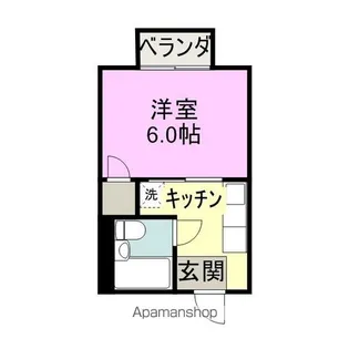 ヴィラ文教【303号室】の間取り