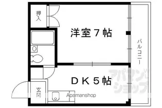 クリエイトマイム【302号室】の間取り