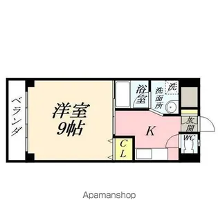 グランドール新福【1階】の間取り
