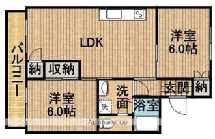 ラフォーレクラマエ【3階】の間取り