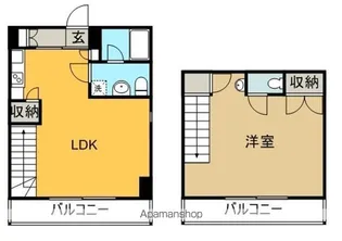 エンゼルハイツエクシブ【901号室】の間取り