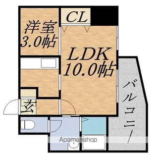 ノール山鼻【7階】の間取り