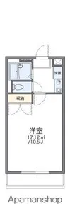 レオパレスIRIE【204号室】の間取り