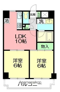 ストリームプラザ【6階】の間取り