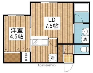 レジェンド米山【2階】の間取り