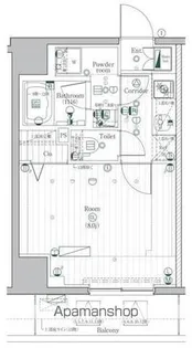 PREMIUM CUBE 駒込【3階】の間取り