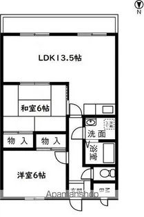 グレイス丹羽【4階】の間取り