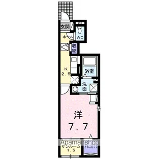 HALELEA(ハレレア)【1階】の間取り