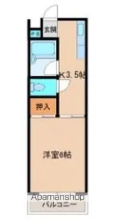 上野コーポ【305号室】の間取り