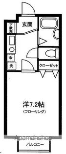 グリーンコート江古田【1階】の間取り