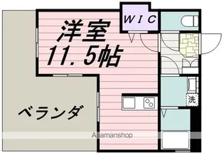 CREW HOUSE HIGASHI MATSUDO【1階】の間取り