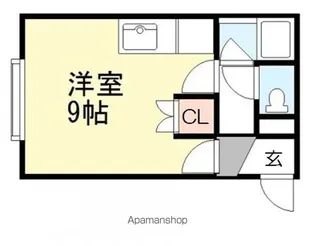 ショコラ1340【2階】の間取り