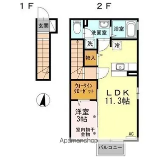 ポラリス【2階】の間取り