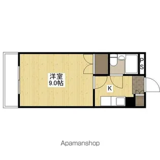西本ビル【3階】の間取り